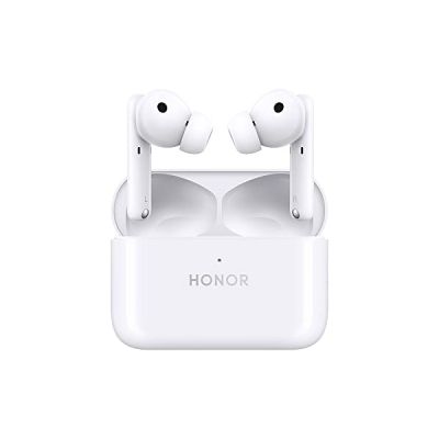 image HONOR Earbuds 2 Lite - Ecouteurs Bluetooth sans Fil avec réduction Active de Bruit - Autonomie Longue durée 32 Heures – Charge Rapide - Blanc
