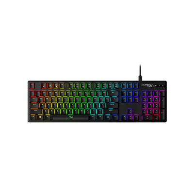 image HyperX Alloy Origins – Clavier Gaming mécanique RGB, HyperX Red switches (US QWERTY)