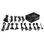 image produit Corsair HX1200 Alimentation PC (Modulaire Complet, 80 PLUS Platinum, 1200 Watt, EU)