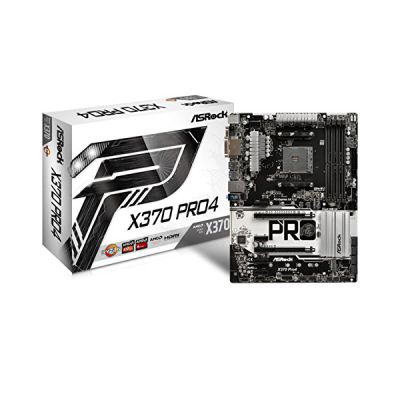 image ASRock X370 Pro4 AMD X370 Emplacement AM4 ATX Cranberry