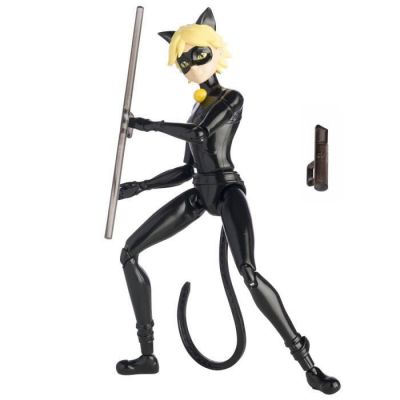 image Bandai - Miraculous Ladybug - Figurine super articulée 15 cm - Chat Noir - 39722