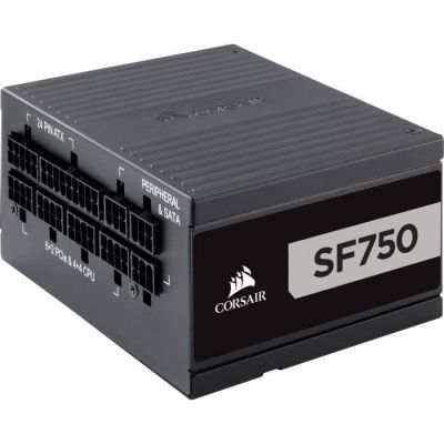 image Corsair SF750, SF Series, 750 Watt, Modulaire Complet, 80 Plus Platinum Alimentation - Noir (EU)