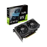 image produit ASUS DUAL NVIDIA GeForce RTX 3050 OC Edition – Carte graphique (8GB GDDR6, PCIe 4.0, HDMI 2.1, DisplayPort 1.4a, 2-slot, Ventilateurs axiaux, 0dB) - livrable en France