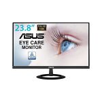 image produit ASUS VZ249HE - Ecran PC 23,8" Noir FHD - Dalle IPS - 16:9 - 1920x1080 - 250cd/m² - HDMI et VGA - Profil ultra-fin de 7 mm - Bords fins - Flicker Free - Filtres de lumière bleue - livrable en France