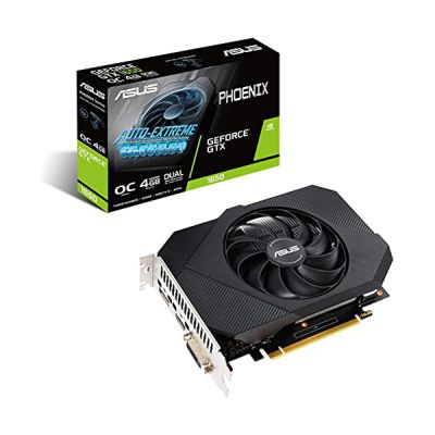 image ASUS DUAL NVIDIA GeForce GTX 1650 OC Edition – Carte graphique (4GB, GDDR5, IP5X, Auto-Extreme, HDMI 2.0, DP 1.4)