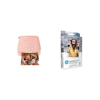 Comparer les prix : HP Sprocket Imprimante Photo Portable (Rose