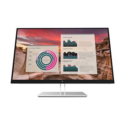 image HP E27u G4 68,6 cm (27") 2560 x 1440 Pixels Quad HD Noir, Argent