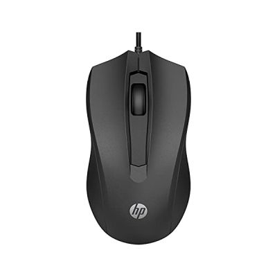 image Souris, HP wired mouse 100 noir