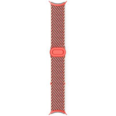 image Google Bracelet de montre - Corail tissé