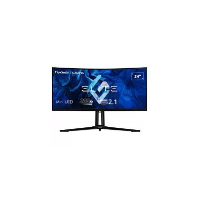 ViewSonic XG341C-2K Moniteur de Jeu incurvé 34" 1440p 21:9 1ms, 200 Hz, FreeSync Premium Pro, Mini LED, HDMI 2.1, USB C, HDR1400