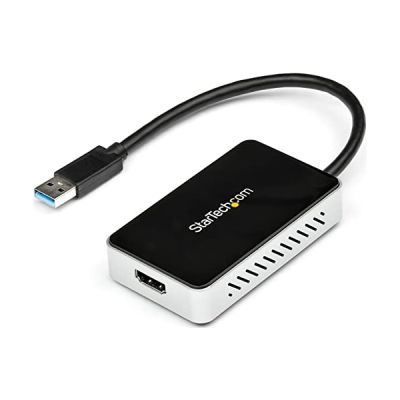 image StarTech.com Adaptateur USB 3.0 vers VGA avec 1x USB, USB vers VGA pour Windows (Pas de Support pour macOS/ChromeOS/Linux)