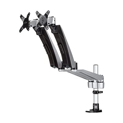 StarTech Support Bureau Bras Articule 2 Ecrans 30", Argent (ARMDUAL30)