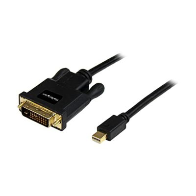 image StarTech.com Câble Mini DisplayPort vers DVI de 3m - Adaptateur Mini DP à DVI - Vidéo 1080p - Lien Unique Passif mDP 1.2 vers DVI-D - mDP ou Thunderbolt 1/2 Mac/PC vers Moniteur DVI (MDP2DVIMM10B)