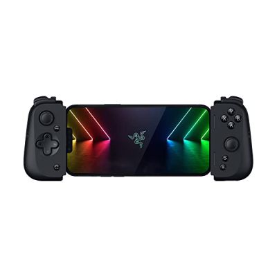 image Razer Kishi V2 for iPhone - Mobile Gaming Controller (Universal Fit with Extendable Bridge, Stream PC and Console Games, Ergonomic Design, Powered by The Nexus App) Black