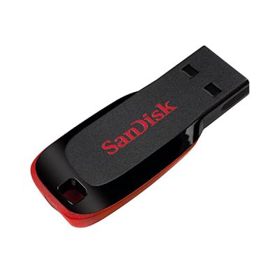 image Sandisk SDCZ50-016G-B35 Clé USB 2.0 16 Go Noir/Rouge