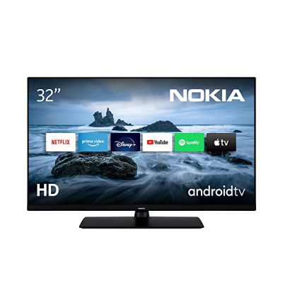 image Nokia Smart TV - 32 pouces Television (80cm) Android TV (HD, HDR10, DVB-C/S2/T2, Google Play Store, Netflix, Prime Video, Disney+)