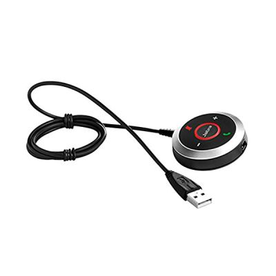 image Jabra Cordon USB pour Jabra EVOLVE 40 MS avec fonction "muet" et contrôle de volume sur cordon, certifié Microsoft