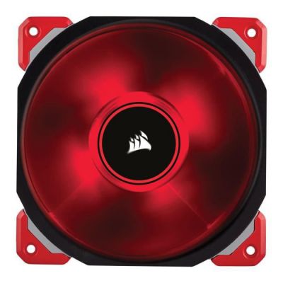 image Corsair - CO-9050042-WWML120 - PRO Ventilateur de Boitier, 120mm, Premium Ventilateur à Lévitation Magnétique, Rouge LED (Single Pack)