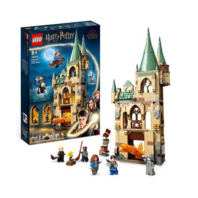 image LEGO Harry Potter Poudlard : la Salle sur Demande - Jouet Château Fort avec Figurine Serpent de Feu Modulable - Jeu Construction Les Reliques de la Mort pour Enfants et 76413