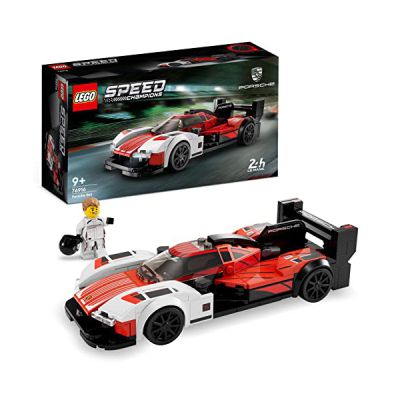 image LEGO 76916 Speed Champions Porsche 963: Maquette de Voiture de Course à Construire, pour Enfants, à Collectionner, avec Minifigurine du Pilote, pour Jeunes Pilotes