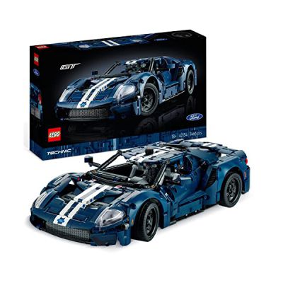 image LEGO 42154 Technic Ford GT 2022, Maquette de Voiture pour Adultes à Construire, Échelle 1:12 avec Caractéristiques Authentiques, Set de Collection Avancé
