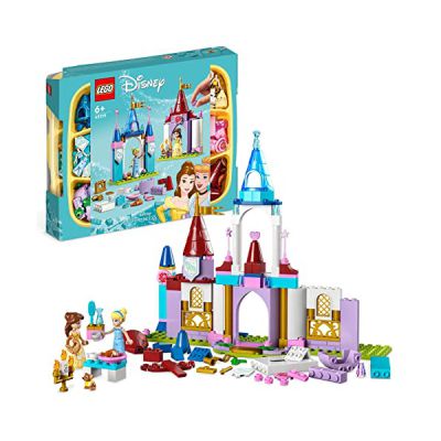 LEGO 43212 Disney Le Train en Fête Disney, Jouet Enfants 4 Ans avec Vaiana,  Woody, Peter Pan et Les Wagons de la Fée Clochett
