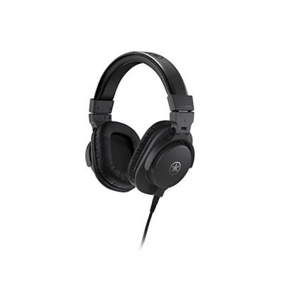 image Yamaha HPH-MT5 - Casque de monitoring studio pliable avec câble 3m et adaptateur 6,3 mm - Noir