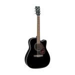 image produit Yamaha - FX370C - Guitare Electro-Acoustique à Pan Coupé - Noir