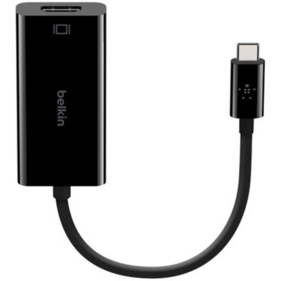 image Belkin - Adaptateur USB-C mâle vers HDMI femelle - 15 CM - Noir (compatible avec le nouvel iPad Pro)