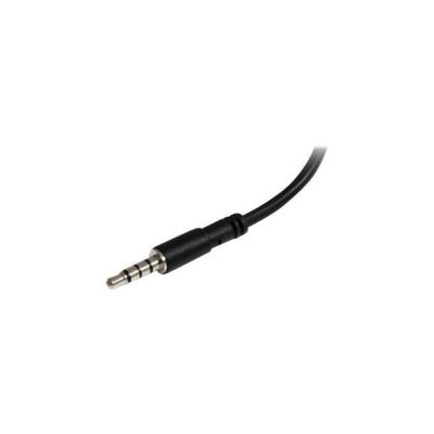 image Câble répartiteur en Y pour casque Mini-Jack 3,5mm - Adaptateur pour casque avec prises pour écouteur et microphone séparées
