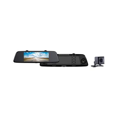 image Pioneer VREC-150MD Caméra de Tableau de Bord et caméra de recul Full HD 2 canaux (Avant et arrière) 30 fps. Grand Angle de Vision de 150°, Gris foncé