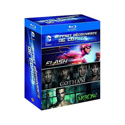 image Coffret découverte DC Comics, l'intégrale des premières Saisons : Flash + Gotham + Arrow [Blu-Ray]