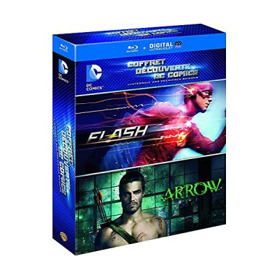 image Coffret découverte DC Comics, l'intégrale des premières Saisons : Flash + Arrow [Blu-Ray + Copie Digitale]
