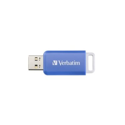 image Verbatim 64GB USB Flash 2.0 DataBar, Bleu