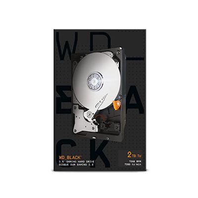 image WD_BLACK 2 To Performance 3,5" Disque dur interne - Classe 7200 RPM, SATA 6 Gb/s, cache de 64 Mo