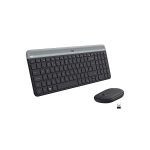 image produit Logitech MK470 Combo Clavier et Souris, Clavier QWERTZ Allemand - Noir