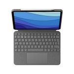 image produit LOGITECH Combo Touch Gris Smart Connector QWERTY INGLS INTERNACIONAL