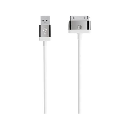 Belkin F8J041cw2m Câble de Charge et synchronisation 30 pin Haute qualité 2 m Blanc