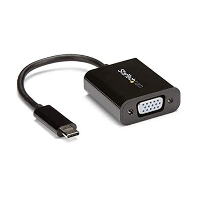 image StarTech.com Adaptateur vidéo USB-C vers VGA - Convertisseur USB Type-C vers HD15 - M/F - 1920x1200 / 1080p - Noir (CDP2VGA)