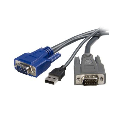 image StarTech.com Câble KVM ultrafin 2 en 1 USB VGA -1,8 m