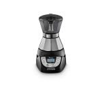 image produit De'Longhi Alicia PLUS EMKP 21.B Cafetière Moka électrique 1-2 Tasses, Noir/Argent - livrable en France