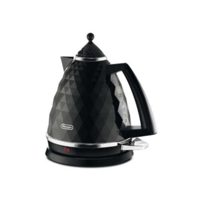image De'Longhi KBJ 2001.BK Bouilloire électrique, 2000 W, 1.7 litres, Noir 27 x 21 x 24 cm
