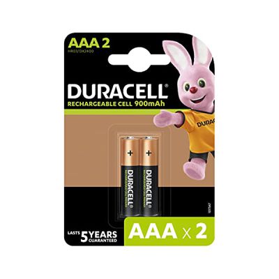 image Duracell Recharge Ultra AAA 2 Piles Rechargeable 850 Mah 2x