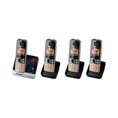 image Panasonic téléphone+AB avec 30 Min Aufnahmezeit+Smart-Taste+extra combiné supplémentairee+Chargeur de tablen
