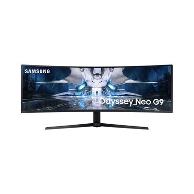 image Samsung Ecran PC Odyssey Neo G9 49" 240Hz,1ms, Dalle VA Mini-LED, Résolution 5120 x 1440, 1 000 000 : 1 , 1000R, 420 cd/m², Anti-reflets, AMD FreeSync Premium Pro, HDMI (x2) DisplayPort