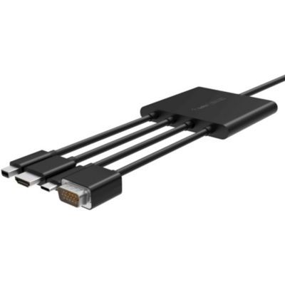 image Belkin B2B166 Adaptateur AV Numérique Multiport vers HDMI - Mini DisplayPort, USB-C, Adaptateur HDMI et VGA vers HDMI