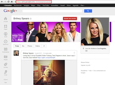 Google Url Perso Britney Spears