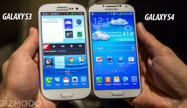 Galaxy S3 vs Galaxy S4
