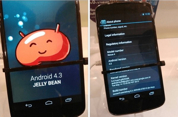 Android 4.3 Nexus 4 Thailand 2