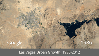 Las Vegas Urbanisation Google Earth